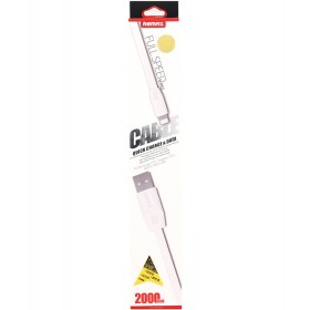 REMAX FULL SPEED SERIES 2000MM CABLE QUICK CHARGE & DATA FOR IPHONE-WHITE